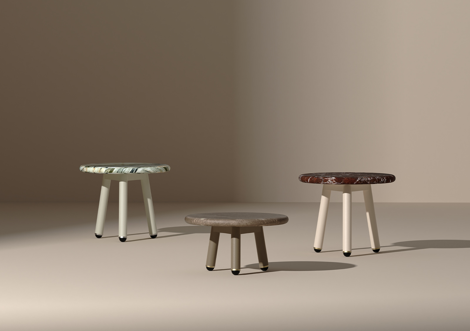 Tripod Side & Coffee Table